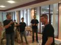 Nos sympathiques GO lors du briefing