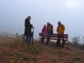 Apr&egrave;s une arriv&eacute;e nocturne, tardive et humide, R&eacute;gis appr&eacute;cie le brouillard.