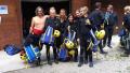 Les pingouins partent faire du rafting