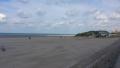 Arriv&eacute;e sur la plage de Berck. Vent force 7 !