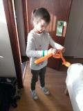 Miss Flore en action :)