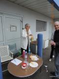 Jo &agrave; l'acceuil, Michel &agrave; offert les galettes, Zaza avait l'oeil !  
