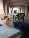 Pause sous les Porsches !
