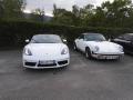 Visite du directeur du Centre Porsche d'Annecy en Boxster 718