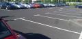Un bien sympathique parking chez Mr et Mme Michelin !