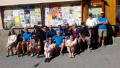 Le groupe avant la tarte aux myrtilles... 