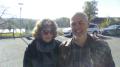 Accueillis par les premiers arrives sur le parking normalement d&eacute;sert par Jo&euml;l et Anne ( hein Paul?!)