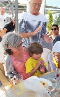 Et, de plus, cette ann&eacute;e le jour du d&eacute;jeuner au Tropezina correspondait &agrave; l'anniversaire de Marin !