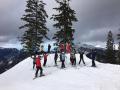Les doudistes sur leurs skis :)