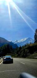 Eric, Laurence et le Mt Blanc