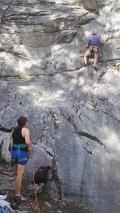 Matin&eacute;e escalade
