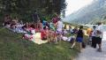 Pique nique au bord du lac de Montriond 