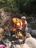 En pleine construction pour prot&eacute;ger sa petite fille.. 