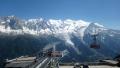Vue sur l'aiguille du midi depuis plan praz