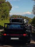 Un peu trop de monde sur la route du retour, mais... quelle belle vue 