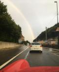 Clap de fin, retour &agrave; la maison avec en prime un 'ch&ocirc;&ocirc;li' arc en ciel (verdami!)