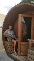 Froggy et son sauna 