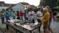 La queue au d&icirc;ner 