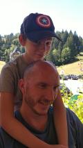 Pause au resto entre les deux g&icirc;tes 