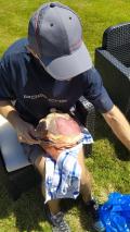 Coupage du jambon cru.... 
