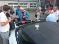 Apero Ricard-badoit sur l'aileron du targa de Tonton. Ben oui &ccedil;a sert &agrave; &ccedil;a non ?