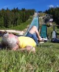 Quand d'autres profitaient de l'altitude .