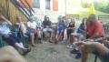 Le groupe enfin une partie