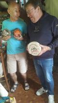 Flachbau et Doudi avec le fromage.. 