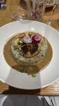 Risotto St Jacques et foie gras m&ecirc;me menu que Pit44