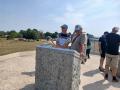 Au dessus d'un blocaus a la batterie de Merville