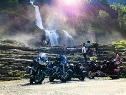 MOTO PORSCHE  balade en  HAUTE SAVOIE  30 juin / 1 juillet
